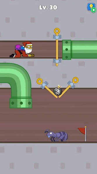 Prison Escape: Pin Puzzle [MOD: безлимитные деньги и подсказки] Screenshot 5