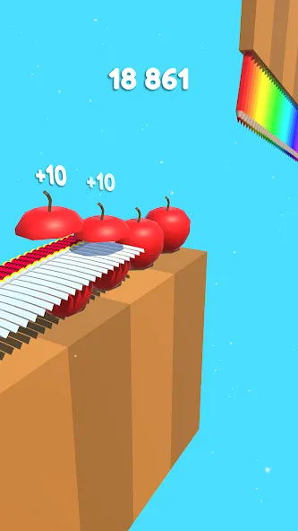 Flying Cut [MOD: без рекламы и много монет] Screenshot 5