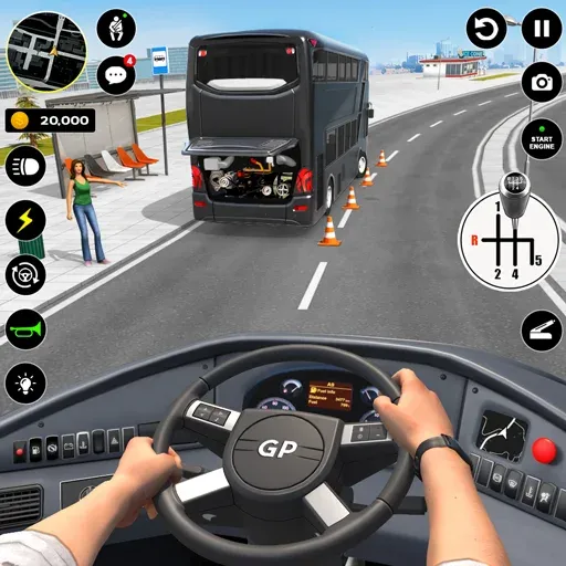 Bus Simulator : 3D Bus Games [MOD: безлимитные деньги и все автобусы открыты] Screenshot 1