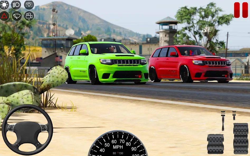 US Prado Car Games Simulator [MOD: безлимитные деньги и всё открыто] Screenshot 2