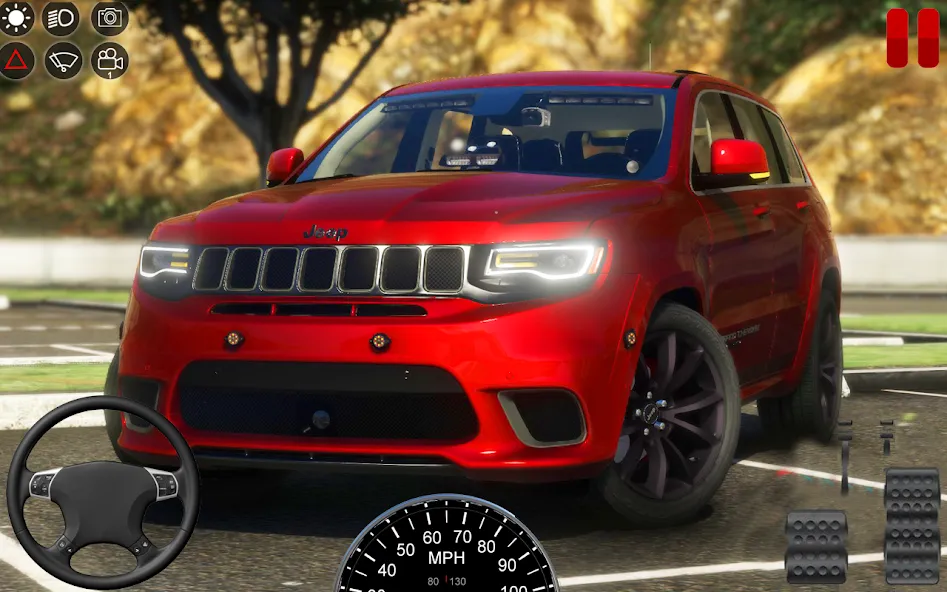 US Prado Car Games Simulator [MOD: безлимитные деньги и всё открыто] Screenshot 3