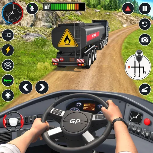 Oil Truck Games: Driving Games [MOD: безлимитные деньги и топливо] Screenshot 1