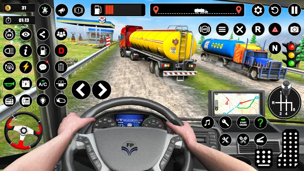 Oil Truck Games: Driving Games [MOD: безлимитные деньги и топливо] Screenshot 4
