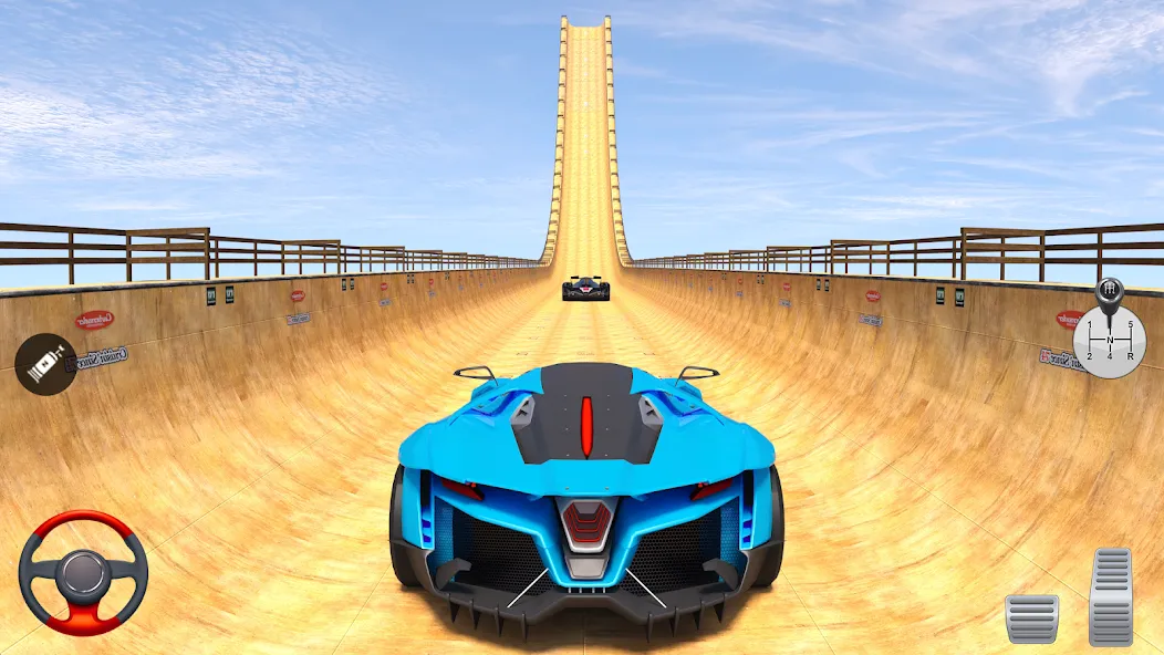 Superhero Car: Mega Ramp Games [MOD: безлимитные деньги и все машины открыты] Screenshot 4