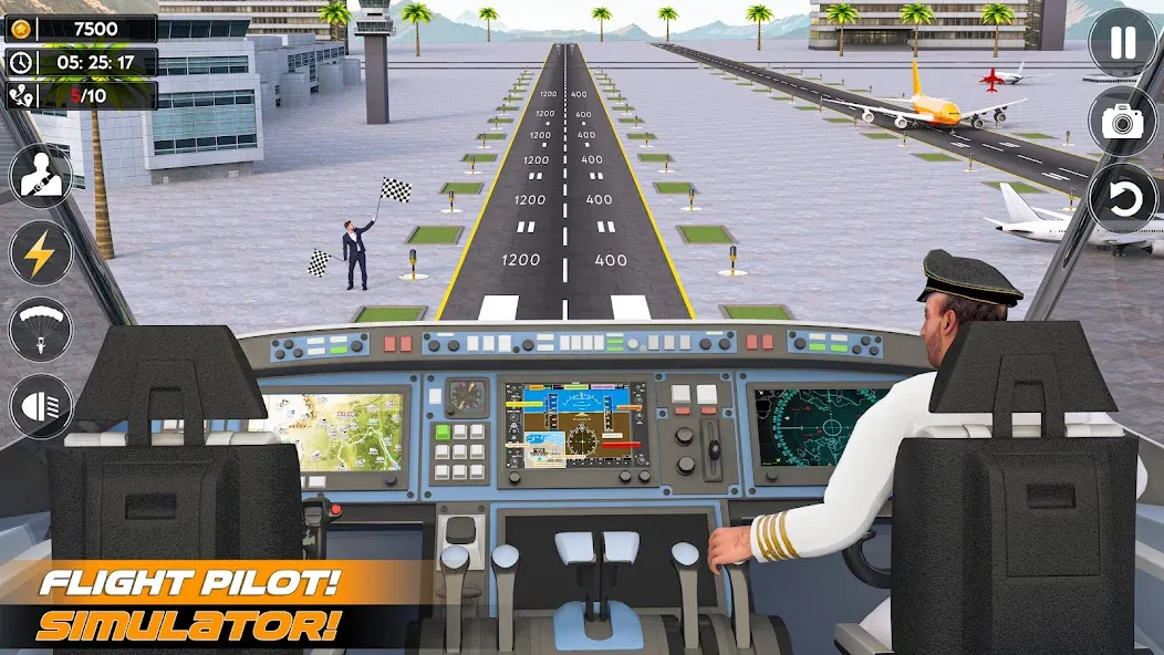 Airplane Flight Simulator 2023 [MOD: безлимитные деньги и топливо] Screenshot 2