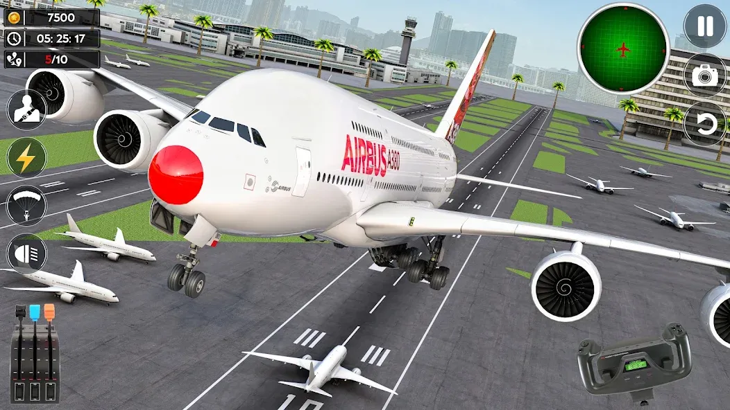 Airplane Flight Simulator 2023 [MOD: безлимитные деньги и топливо] Screenshot 5