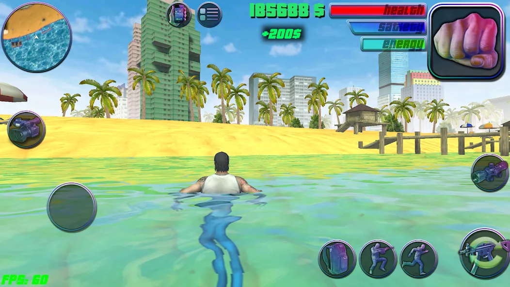 Crazy Miami Online [MOD: безлимитные деньги и оружие] Screenshot 4