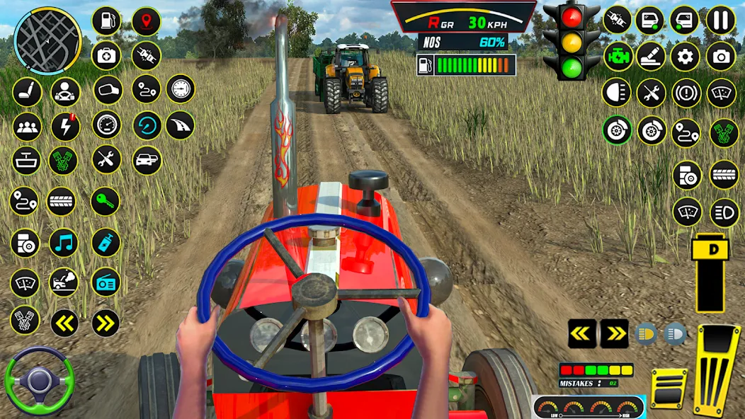 Farming Tractor Game Simulator [MOD: новая техника и богатый урожай] Screenshot 1