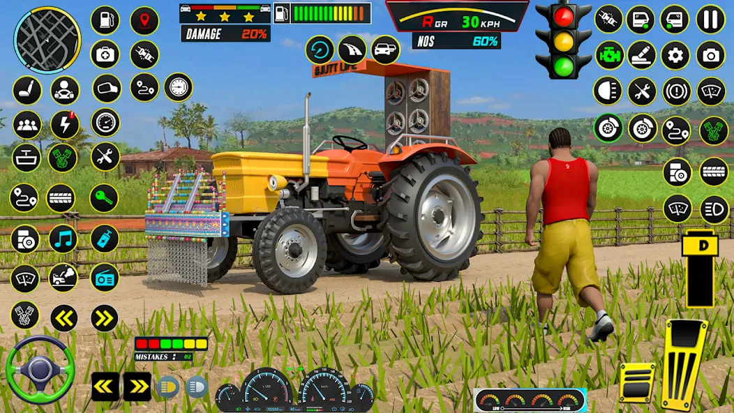 Farming Tractor Game Simulator [MOD: новая техника и богатый урожай] Screenshot 2