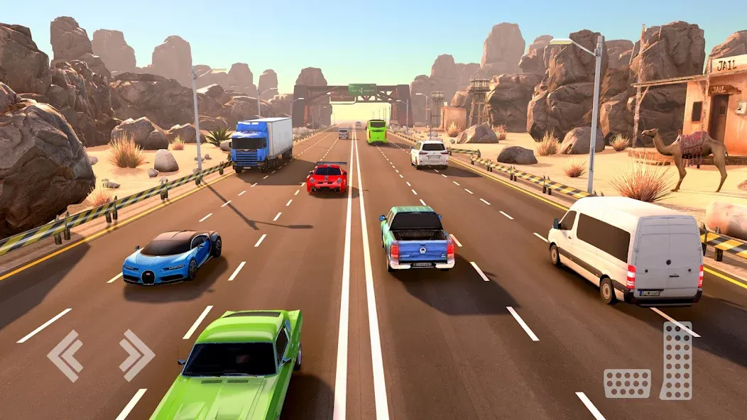Real Highway Car Racing Games [MOD: безлимитные деньги и все машины открыты] Screenshot 2