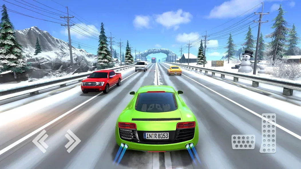 Real Highway Car Racing Games [MOD: безлимитные деньги и все машины открыты] Screenshot 3