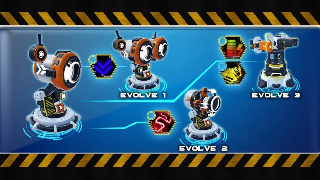 Modular Tower Defense [MOD: неограниченные ресурсы и улучшения] Screenshot 2