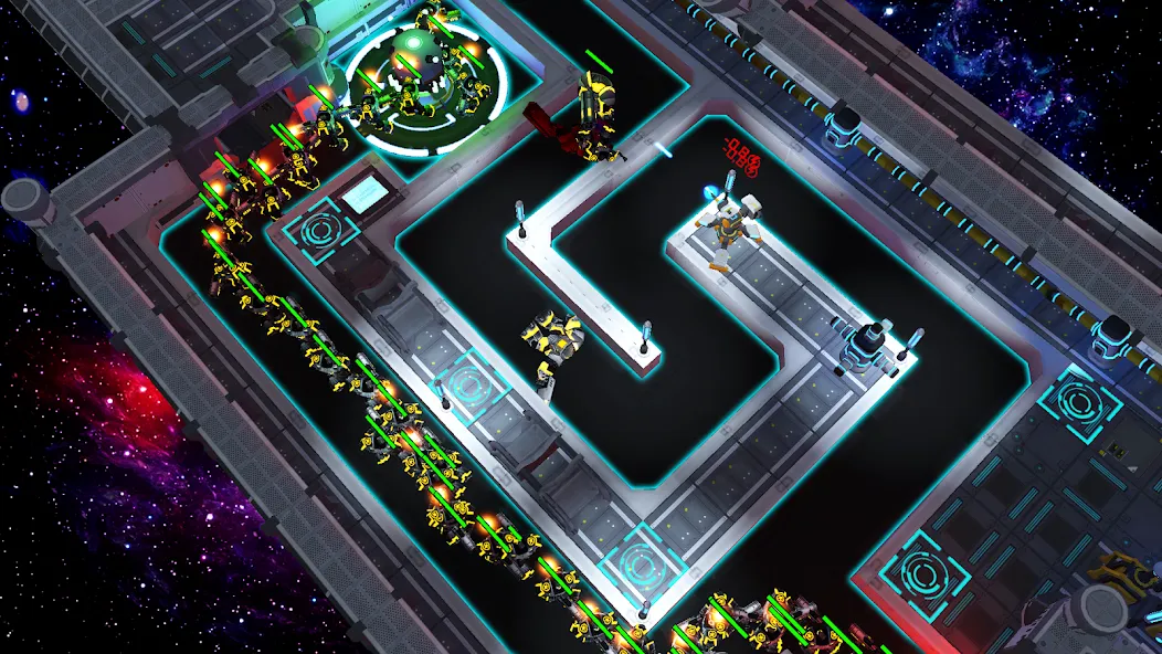 Modular Tower Defense [MOD: неограниченные ресурсы и улучшения] Screenshot 3