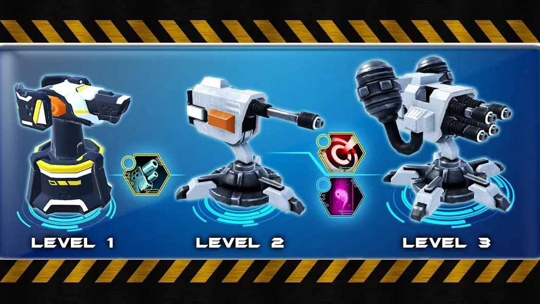 Modular Tower Defense [MOD: неограниченные ресурсы и улучшения] Screenshot 4