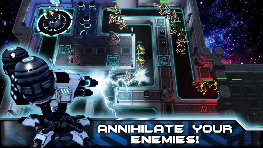 Modular Tower Defense [MOD: неограниченные ресурсы и улучшения] Screenshot 5