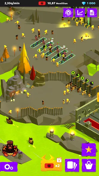 Hell: Idle Evil Tycoon Sim [MOD: безлимитные деньги и все улучшения] Screenshot 3