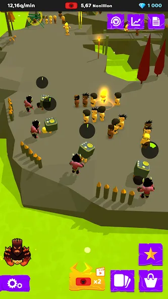 Hell: Idle Evil Tycoon Sim [MOD: безлимитные деньги и все улучшения] Screenshot 4