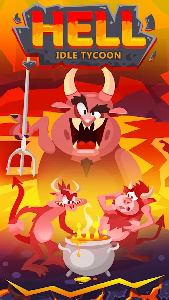 Hell: Idle Evil Tycoon Sim [MOD: безлимитные деньги и все улучшения] Screenshot 5