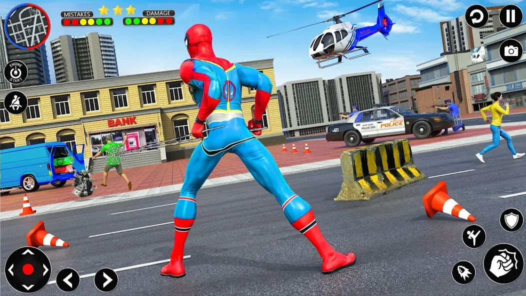 Spider Rope Hero Spider Games [MOD: безлимитные деньги и алмазы] Screenshot 3