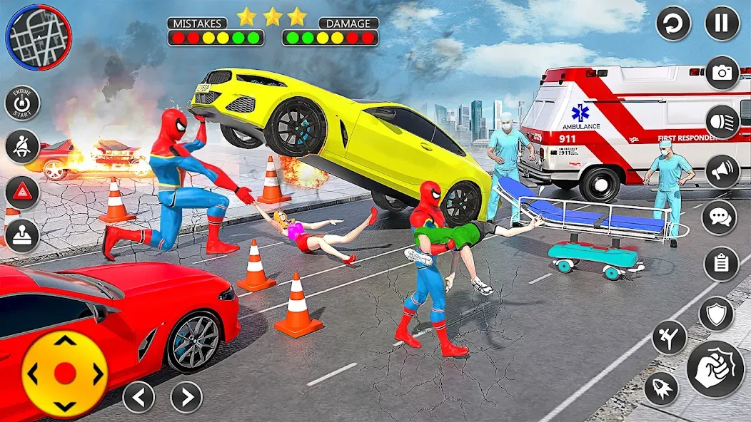 Spider Rope Hero Spider Games [MOD: безлимитные деньги и алмазы] Screenshot 4