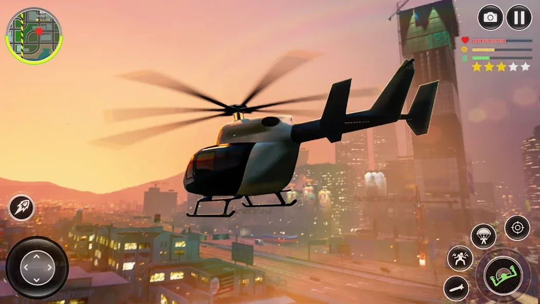 Grand City Thug Crime Games [MOD: безлимитные деньги и оружие] Screenshot 2