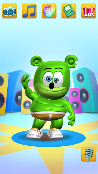 Talking Gummy Bear Kids Games [MOD: разблокированы все игры и функции] Screenshot 1