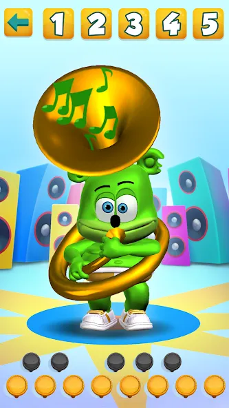 Talking Gummy Bear Kids Games [MOD: разблокированы все игры и функции] Screenshot 4