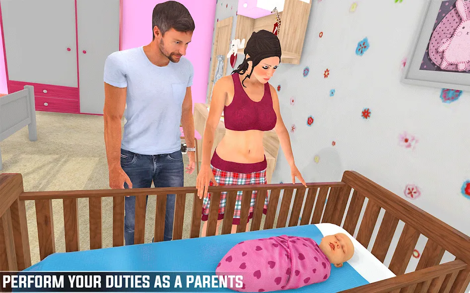 Pregnant Games Mommy Simulator [MOD: безлимитные деньги и все уровни открыты] Screenshot 1