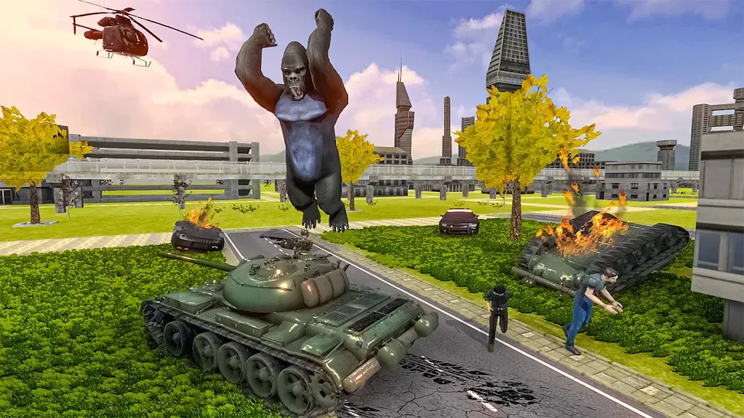 Gorilla Smash City Escape Jail [MOD: безлимитные деньги и суперсила] Screenshot 1