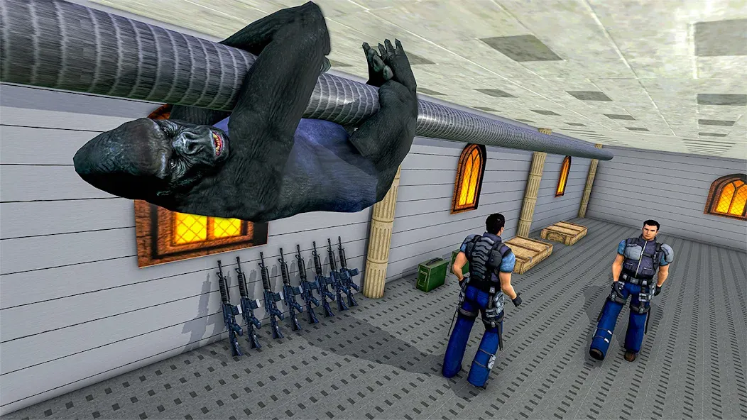 Gorilla Smash City Escape Jail [MOD: безлимитные деньги и суперсила] Screenshot 2