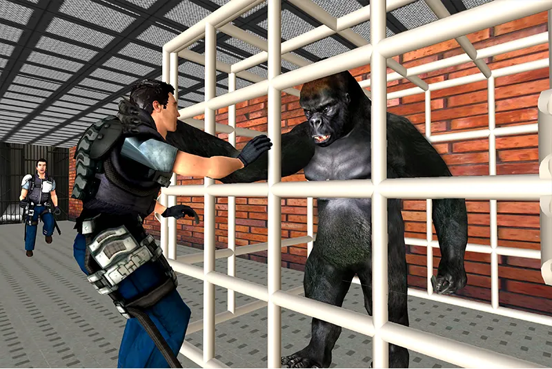Gorilla Smash City Escape Jail [MOD: безлимитные деньги и суперсила] Screenshot 3