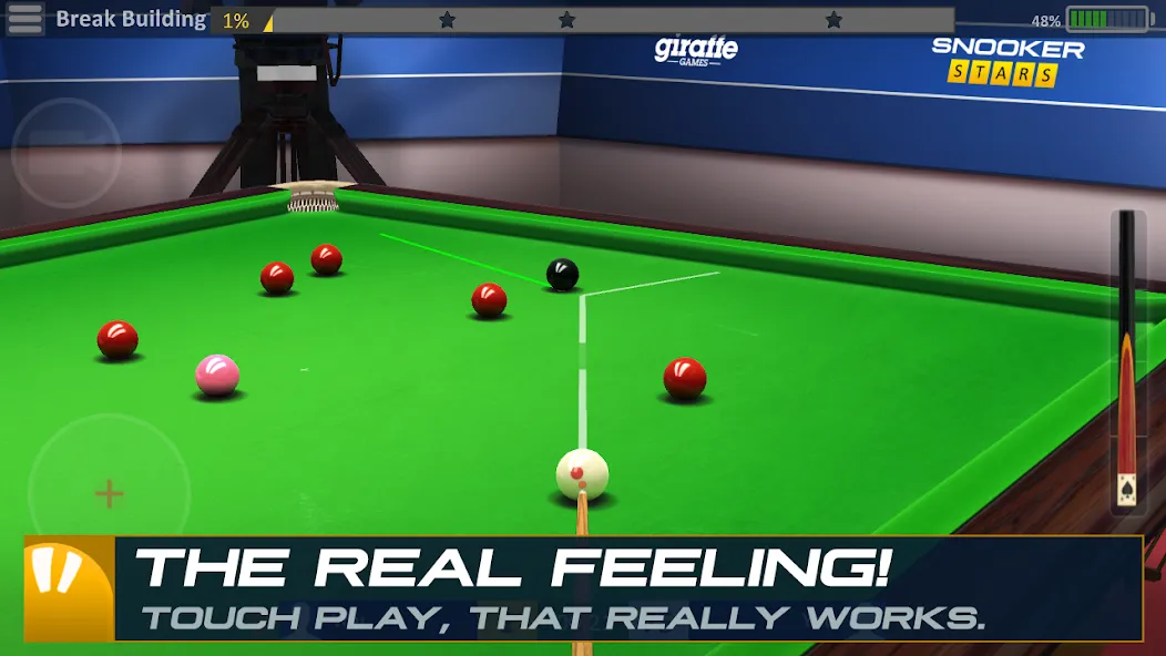 Snooker Stars - 3D Online Spor [MOD: безлимитные деньги и все кии] Screenshot 2