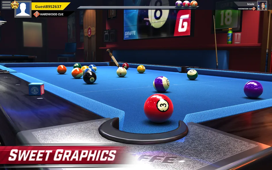 Pool Stars - 3D Online Multipl [MOD: безлимитные монеты и разблокированные столы] Screenshot 1
