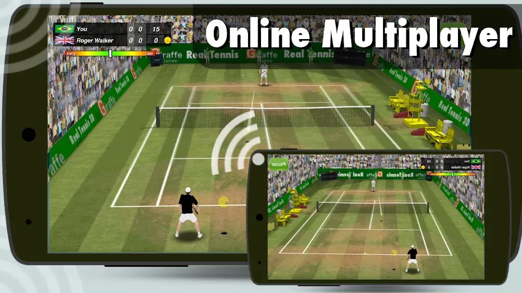 Tennis Champion 3D - Online Sp [MOD: без рекламы и много монет] Screenshot 2