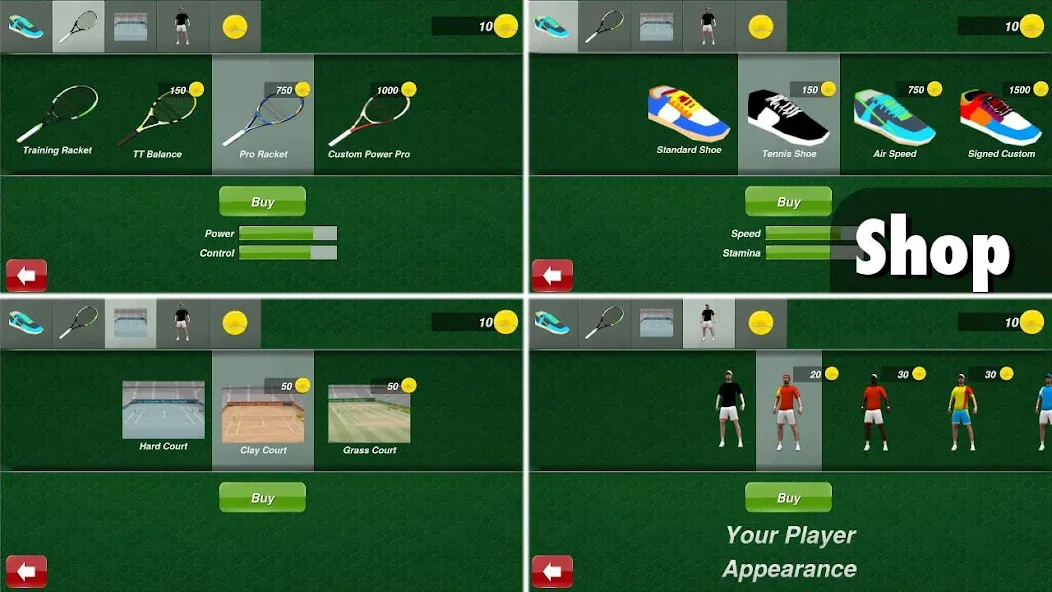 Tennis Champion 3D - Online Sp [MOD: без рекламы и много монет] Screenshot 5