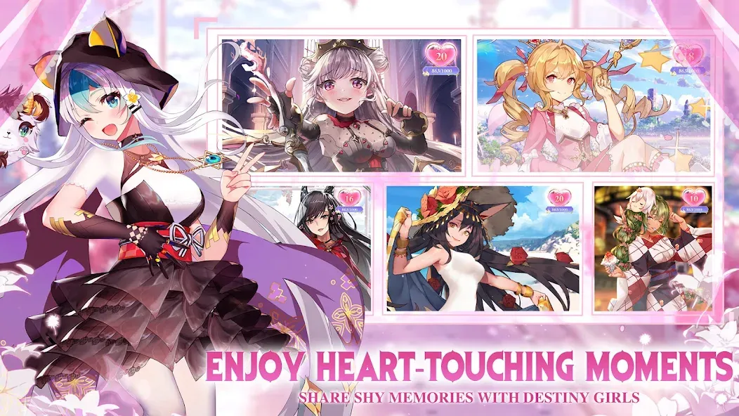 Girls' Connect: Idle RPG [MOD: безлимитные ресурсы и алмазы] Screenshot 4