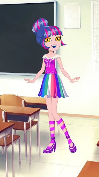 Pony College Student Dress Up [MOD: разблокированы все наряды и аксессуары] Screenshot 3
