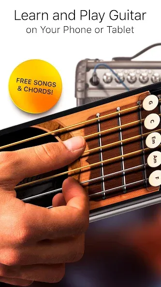 Real Guitar - Music Band Game [MOD: безлимитные деньги и все песни открыты] Screenshot 1