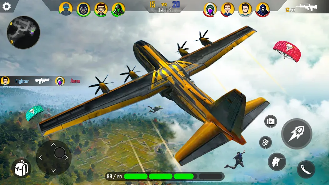 Fps Shooting Gun War: Gun Game [MOD: безлимитные патроны и оружие] Screenshot 5