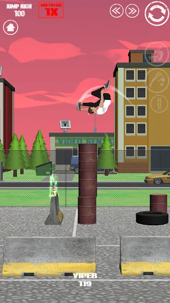 SWAGFLIP - Parkour Origins [MOD: безлимитные деньги и все уровни] Screenshot 4