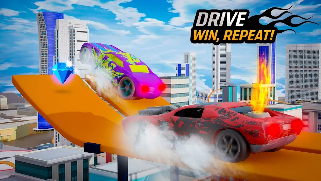 Nano Monster Truck Jam Game [MOD: безлимитные деньги и топливо] Screenshot 2