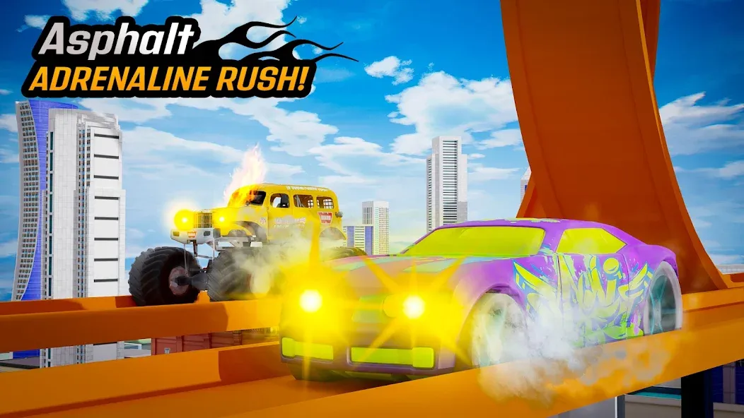 Nano Monster Truck Jam Game [MOD: безлимитные деньги и топливо] Screenshot 3