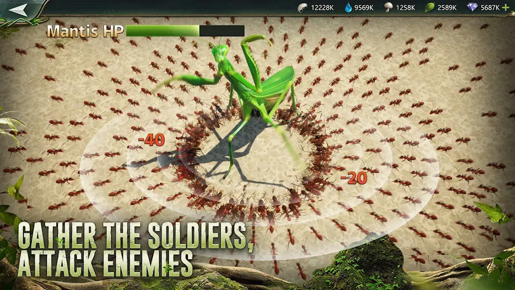 Ant Legion: For The Swarm [MOD: безлимитные ресурсы и ускоренное развитие] Screenshot 4