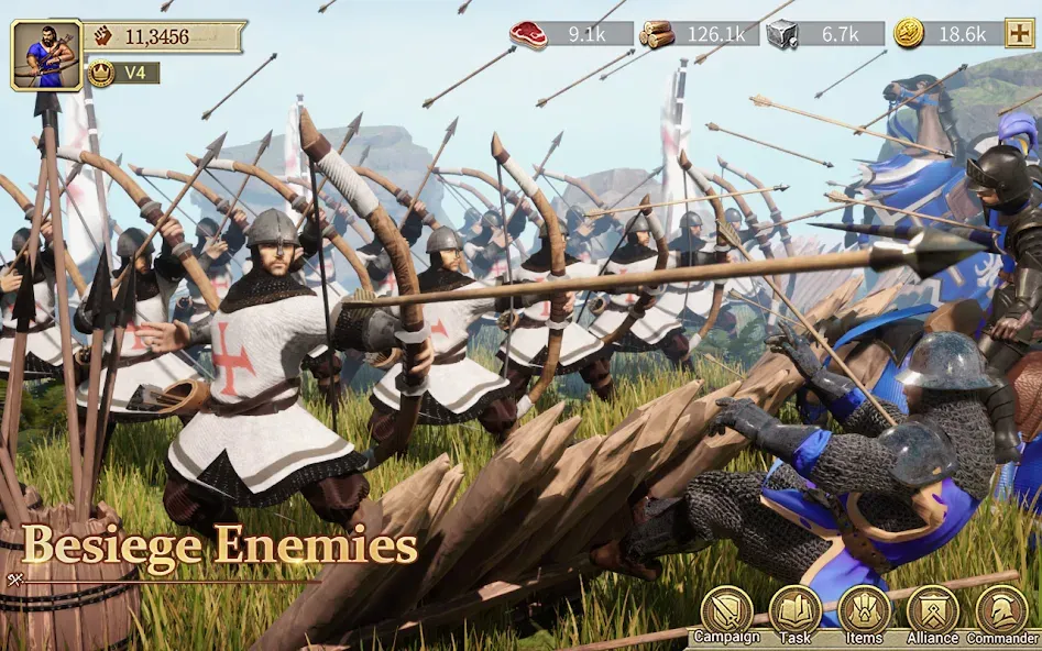 Game of Empires:Warring Realms [MOD: безлимитные ресурсы и ускоренное строительство] Screenshot 1