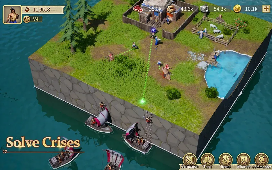 Game of Empires:Warring Realms [MOD: безлимитные ресурсы и ускоренное строительство] Screenshot 4