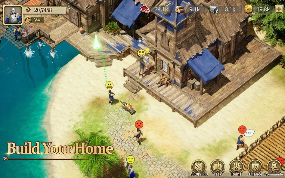 Game of Empires:Warring Realms [MOD: безлимитные ресурсы и ускоренное строительство] Screenshot 5