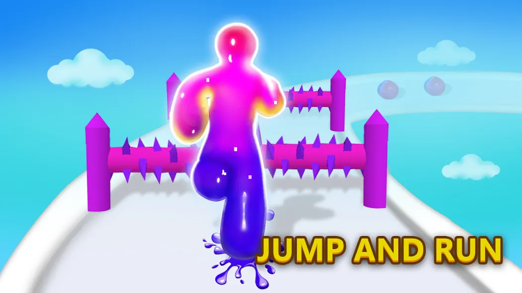 Blob Dash - Endless Runner [MOD: безлимитные деньги и усиленные способности] Screenshot 1
