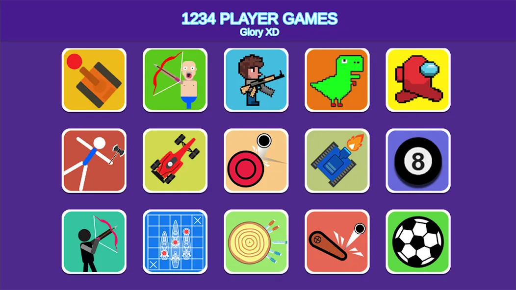 1234 Player Mini Game [MOD: много монет и разблокированы уровни] Screenshot 1