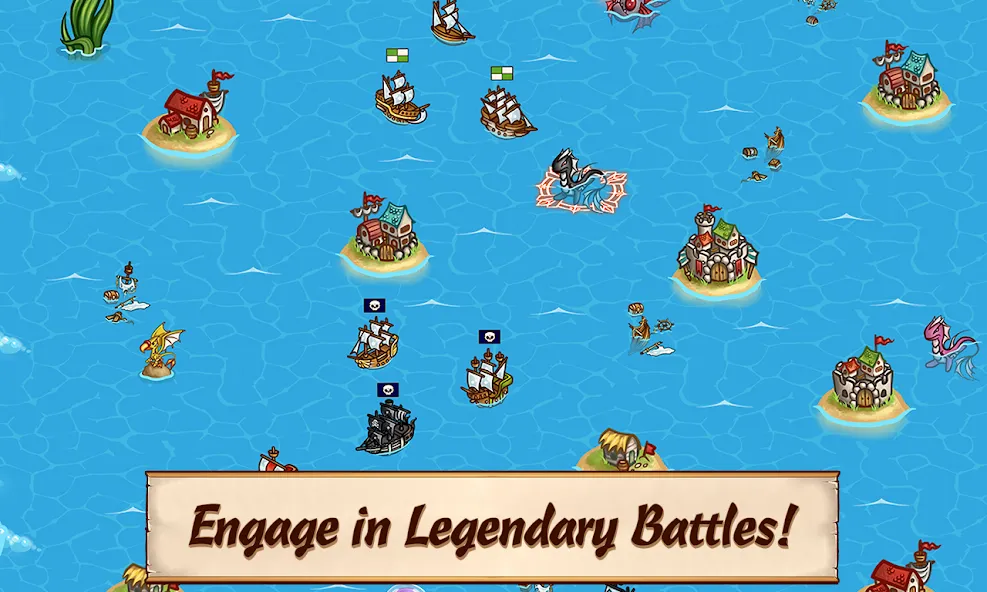 Pirates of Everseas [MOD: безлимитные ресурсы и быстрый прогресс] Screenshot 3