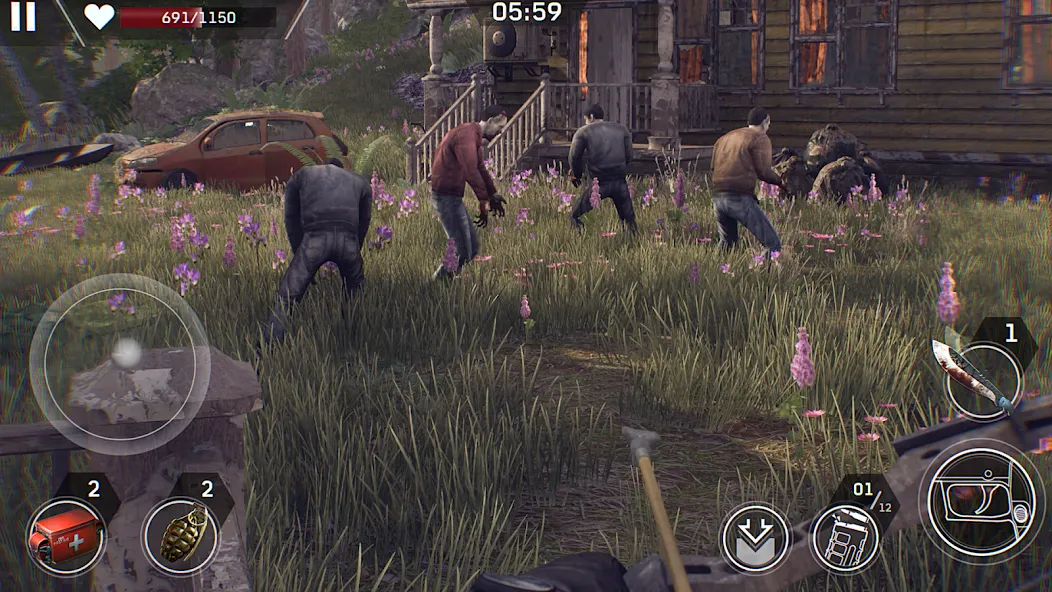 Left to Survive: Zombie Games [MOD: безлимитные ресурсы и оружие] Screenshot 5
